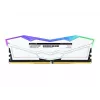 DIMM 32 GB DDR5-6000 (2x 16 GB) kit dual, memoria RAM blanca, FF4D532G6000HC38ADC01, Delta RGB, INTEL XMP