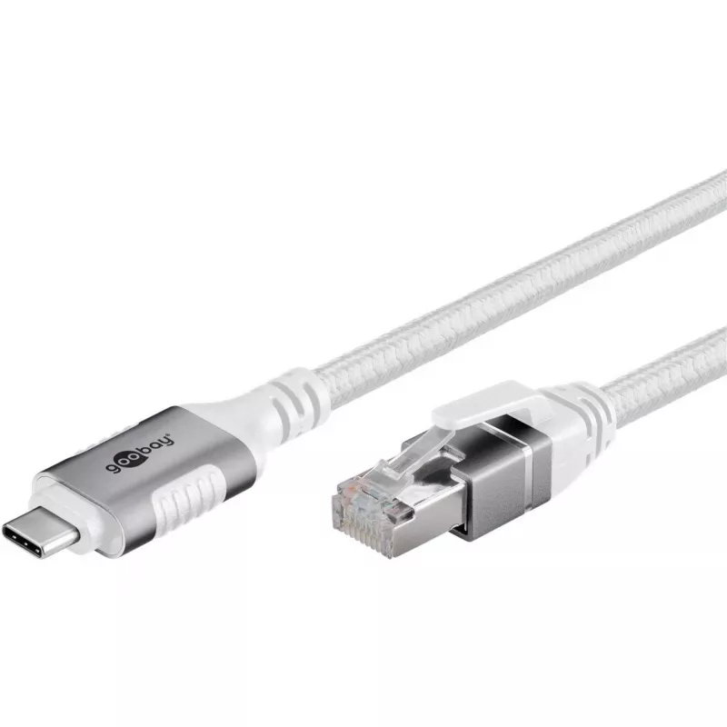 Goobay 74177 - adaptador de red cable USB 3.1 Type-C Gigabit Ethernet 3 m - tarjeta de red - 1.000 Mbps (74177)