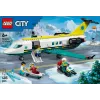 LEGO City Avión de rescate 60465 – pequeño set de construcción de avión de rescate, 403 piezas, 4 minifiguras, edad 6+