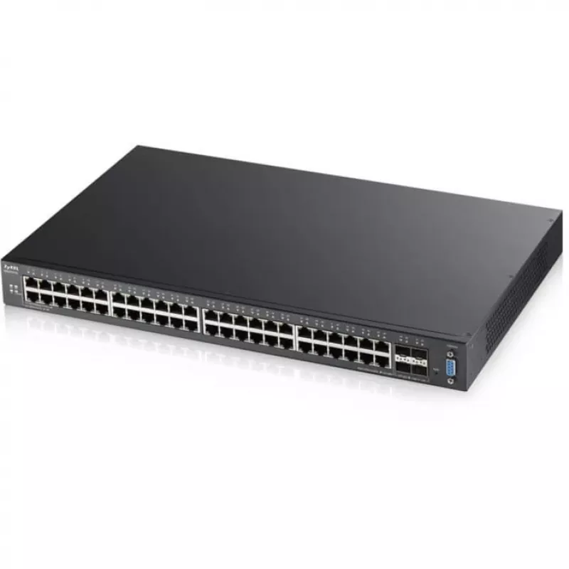 Zyxel XGS2210-52 Gestionado L2 Gigabit Ethernet (10/100/1000) 1U Negro
