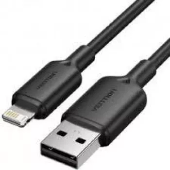 Cable Lightning Vention LAMBH, 2 m, USB-A a Lightning, negro