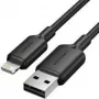 Cable Lightning Vention LAMBH, 2 m, USB-A a Lightning, negro