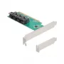 Tarjeta de bifurcación DELOCK PCIe x16 a 4× internos SFF-8643 NVMe, Low-Profile