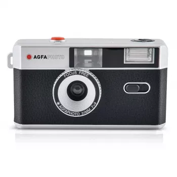 AgfaPhoto 603000 Cámara de película Cámara compacta 35 mm Negro – Plata (603000)