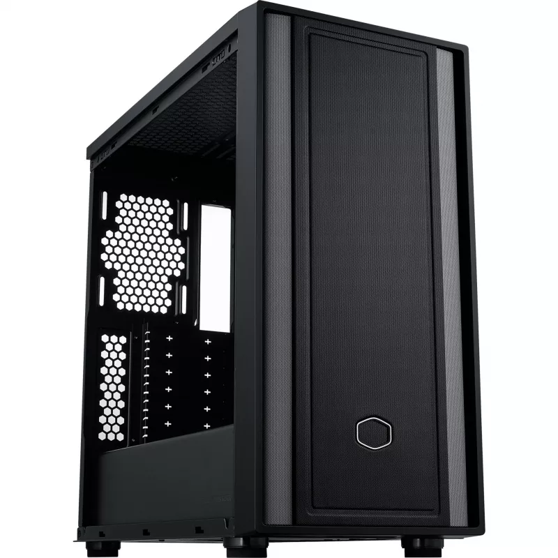 Caja de PC Cooler Master MasterBox 600 Lite, torre MIDI, E-ATX, cristal templado - Negro