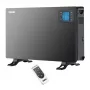 Calefactor de convección eléctrico NOVEEN CH7100 — 2000 W, 3 niveles de potencia, LCD, temporizador, mando a distancia, negro