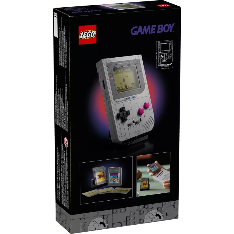 LEGO set de construcción diseño retro Game Boy 72046 – réplica detallada, soporte de exposición