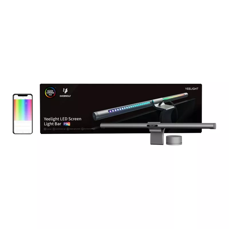 Barra de luz para pantalla Yeelight Screen Light Bar Pro RGB (plateado)