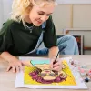 Set de pintura Ravensburger CreArt ART Collection Canvas Edition — Lady in Pink (PopArt)