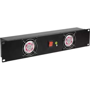 Frontal de rack Omnitronic Z-19 2U con 2 ventiladores para rack de 19