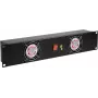 Frontal de rack Omnitronic Z-19 2U con 2 ventiladores para rack de 19