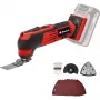 Herramienta multifunción a batería Power X-Change TE-MG 18/1 Li-Solo, 18 voltios (rojo/negro, sin batería ni cargador, accesorios incluidos)
