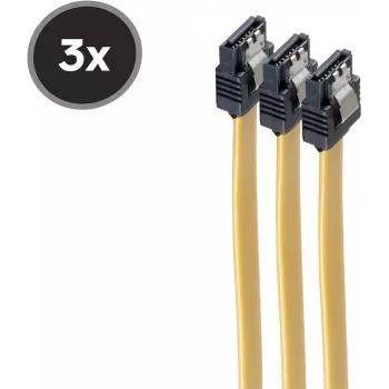Cable de datos SATA ShiverPeaks BS78246-0.5Y-3 6 Gb/s con clip metálico, 0,5 m