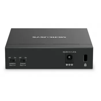 Mercusys switch de sobremesa Gigabit de 5 puertos con 4 puertos PoE+
