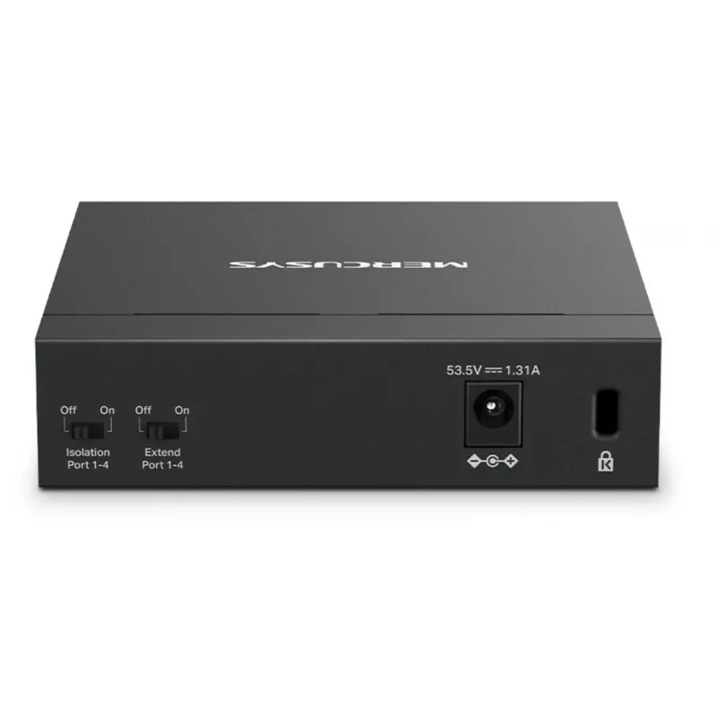 Mercusys switch de sobremesa Gigabit de 5 puertos con 4 puertos PoE+