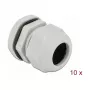 Prensaestopas DeLOCK 60225 gris plástico 10 uds.