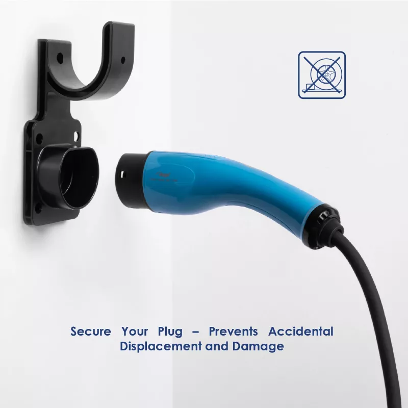 Akyga AK-SC-E15 Soporte de pared para cable de carga de VE Tipo 2