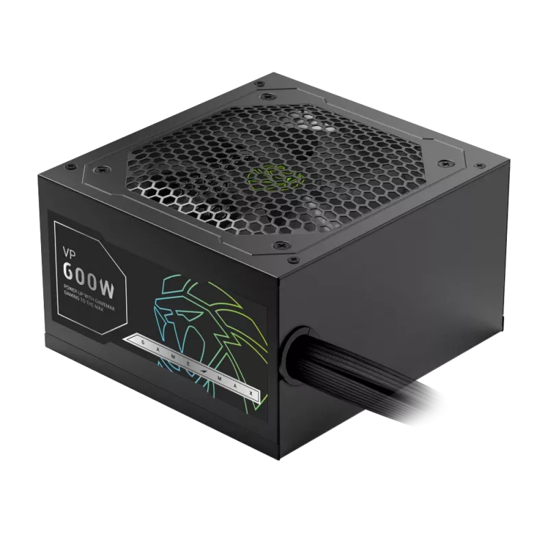 Fuente de alimentación Gamemax, 80 PLUS, Standard | VP 600S | 600 W