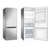 Amica FK244.4X(E) frigorífico combi de libre instalación, congelador inferior, frigorífico de 153 l, congelador de 52 l, FrostControl, clase energética E