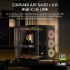 Corsair AIR 5400 LX-R RGB iCUE LINK torre Midi negra
