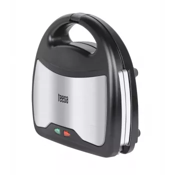 Sandwichera Teesa TSA3221 800 W negra acero inoxidable