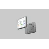 Higrómetro, termómetro y reloj combinados MOVA MTHM01 – unidad interior digital para medir la humedad relativa y la temperatura, compacta para escritorio, estantería o pared