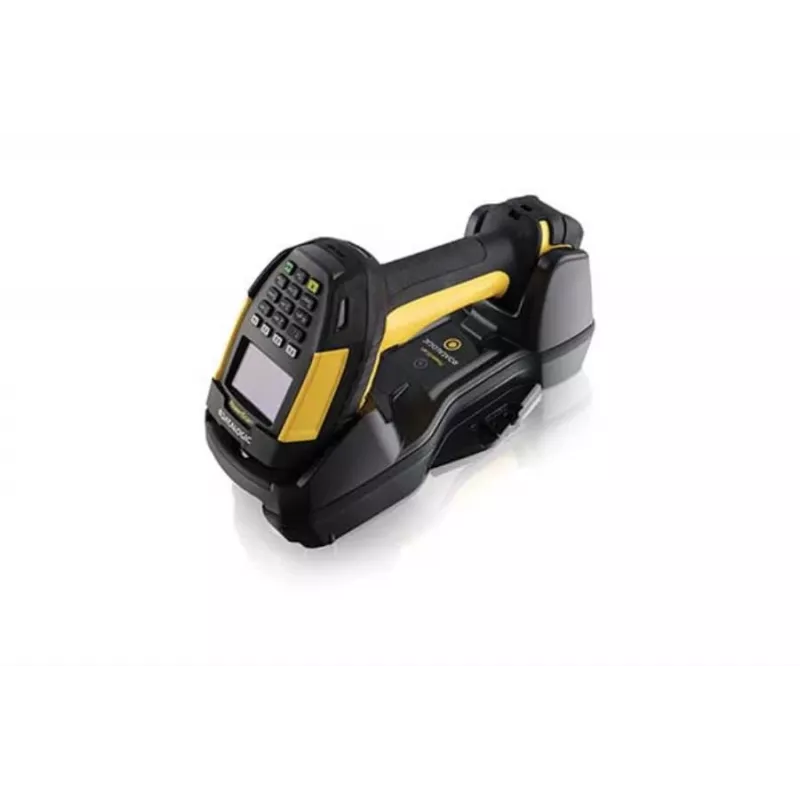 Lector de códigos de barras portátil Datalogic PM9600-DKHP433RK10 1D/2D láser con cable e inalámbrico