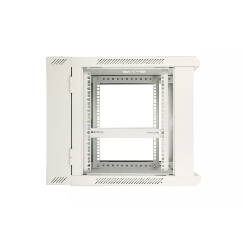 Armario rack Extralink 9U 600x600 AZH gris montaje en pared, abatible