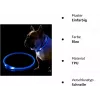 Collar LED KABB azul para perros y gatos – recargable, collar de seguridad ajustable con iluminación