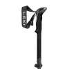 Bastones de trekking Leki Sherpa FX ajustables 120–140 cm, negros