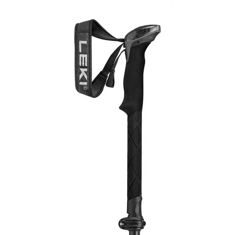 Bastones de trekking Leki Sherpa FX ajustables 120–140 cm, negros