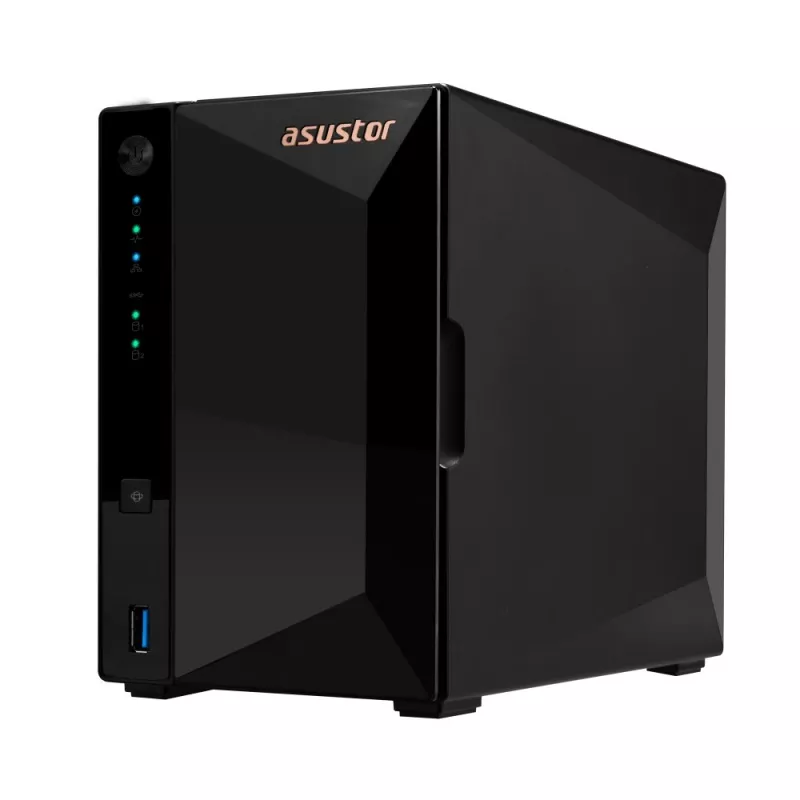 Asustor DRIVESTOR 2 Pro Gen2 AS3302T v2 NAS Realtek RTD1619B 2 GB DDR4 ADM Negro