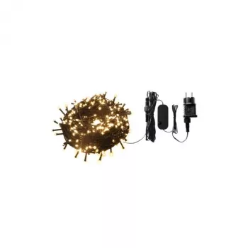 WOOX R5170 Iluminación navideña inteligente Wi-Fi 40 metros, 400 LEDs, 230 lúmenes, blanco cálido con función de regulación y sonido