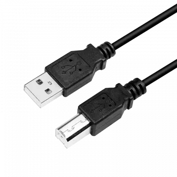 Cable USB LogiLink CU0009B 5m USB A USB B negro