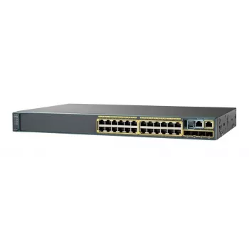 Cisco - Catalyst 2960X-24TS-LL - Switch - Gestionado - 24 x 10/100/1000 + 4 x Gigabit SFP - Sobremesa