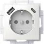 BUSCH JAEGER SCHUKO toma de corriente USB-A+C 20 EUCB2USBAC-914 (2CKA002011A6298)