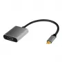 LogiLink CUA0103 cable USB 3.2 Gen1 Type-C a HDMI-A 0,15 m negro gris