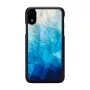 Funda para móvil iKins para iPhone XR – lago azul exterior, negro interior
