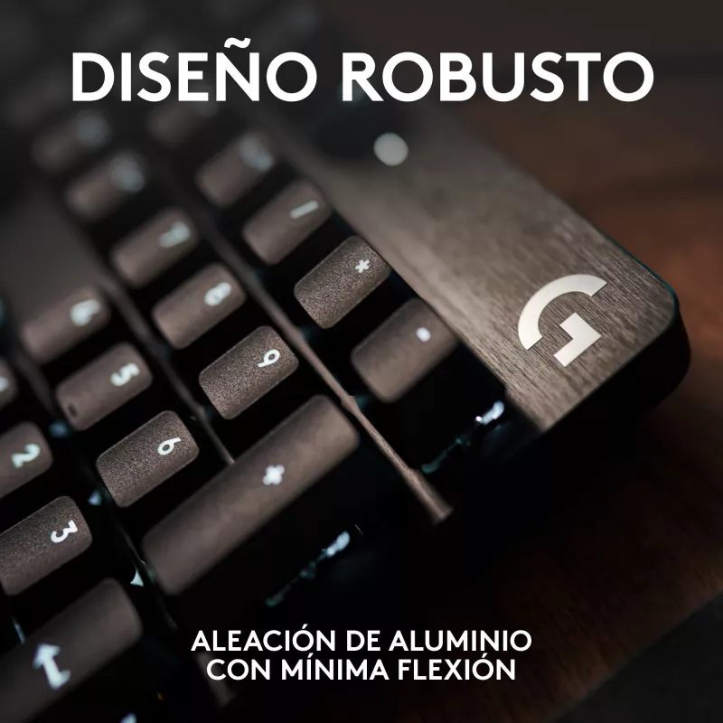 Logitech G G413 TKL SE, con cable, USB, interruptor mecánico, QWERTZ, LED, Negro