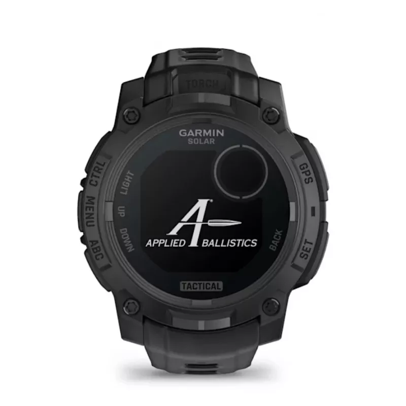 Smartwatch GARMIN Instinct 3 45mm Solar Tactical Edition negro — 45 mm, función de carga solar, GPS, medidor de frecuencia cardíaca