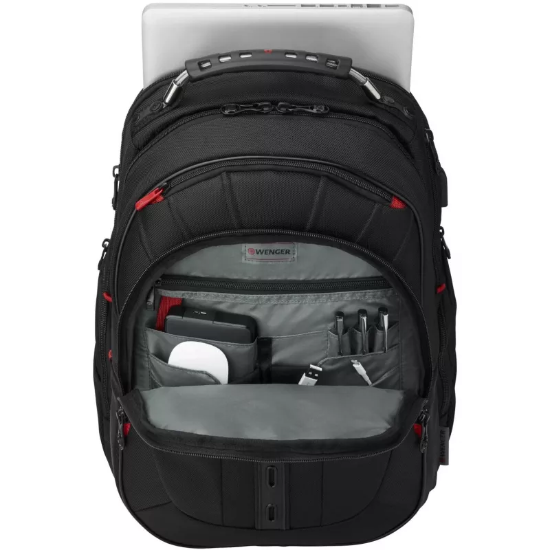 Wenger Pegasus Deluxe - Mochila para portátil - 40,6 cm - 35,60 cm (14) - 40,60 cm (16) - Negro (606492)