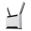 Router Wi-Fi MikroTik Chateau PRO ax — Banda dual 2,4/5 GHz, 3548 Mbit/s, PoE, 5x LAN, 2 antenas externas, gris/blanco