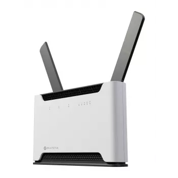 Router Wi-Fi MikroTik Chateau PRO ax — Banda dual 2,4/5 GHz, 3548 Mbit/s, PoE, 5x LAN, 2 antenas externas, gris/blanco