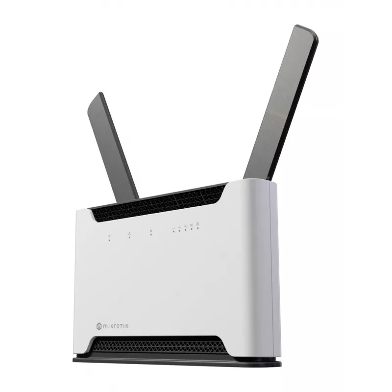 Router Wi-Fi MikroTik Chateau PRO ax — Banda dual 2,4/5 GHz, 3548 Mbit/s, PoE, 5x LAN, 2 antenas externas, gris/blanco