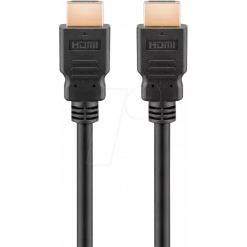 Goobay 41081 cable HDMI 0,5 m HDMI Type-A (estándar) 2 x HDMI Type-A (estándar) negro (41081)