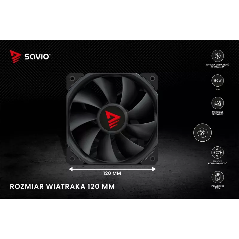 SAVIO VORTEX X2 Disipador de CPU