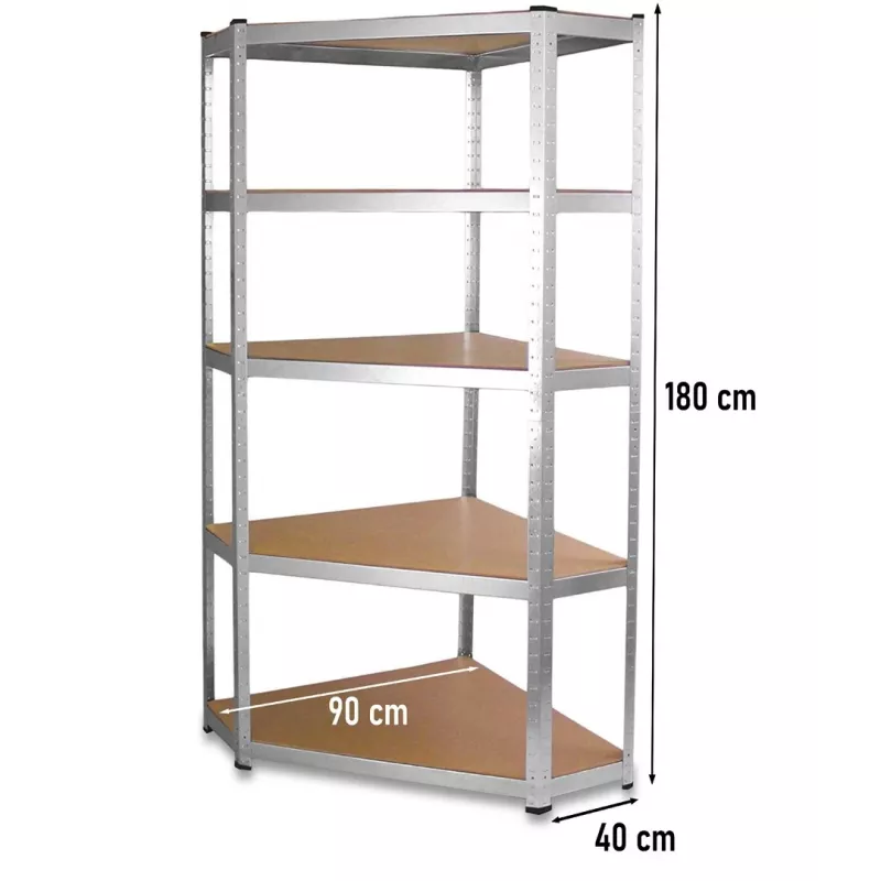 Estantería esquinera de metal G9040 40 cm