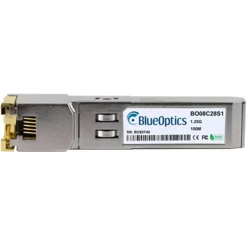 Transceptor SFP de cobre BlueOptics 1G-SFP-000190-BO 1250 Mbit/s plata