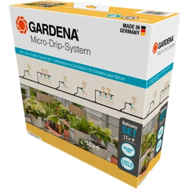 Sistema de riego por goteo Gardena 13401-20 longitud de manguera 20 m