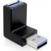 Adaptador USB 3.0 M/H DeLOCK 65340 Negro